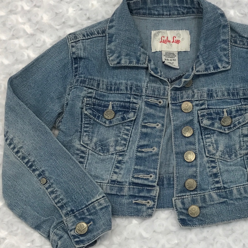 Girls XS (4-5) Light Jean Jacket