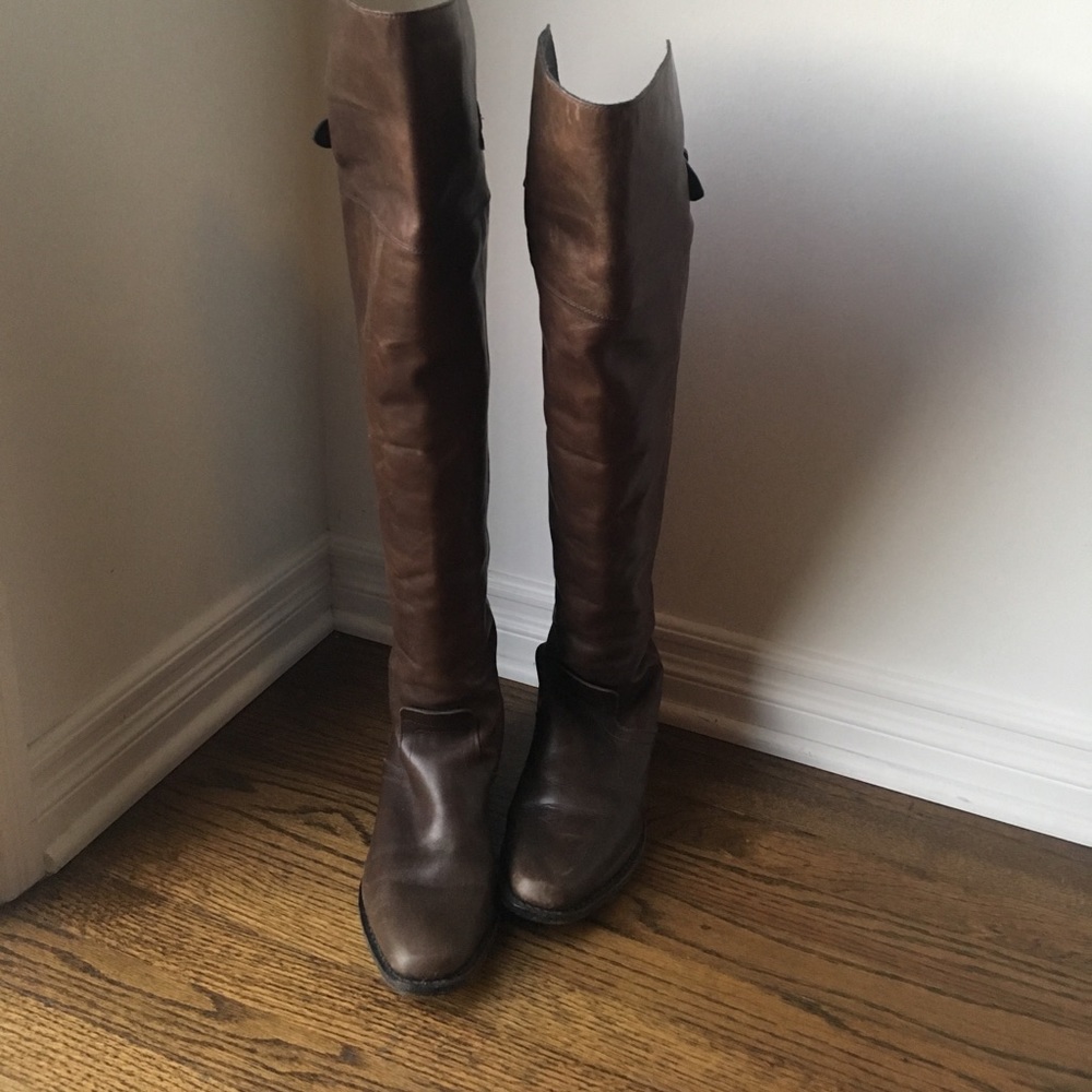 Rag and Bone Brown Over the Knee boots