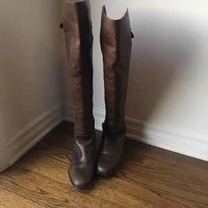 Rag and Bone Brown Over the Knee boots