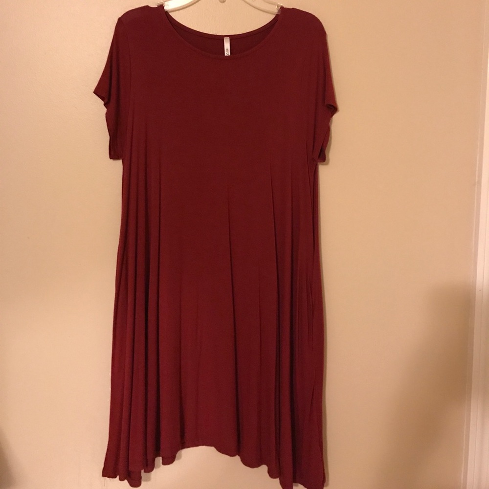 Maroon dress/shirt