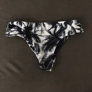 Mikoh Swimwear // Palm Print // Hanalei Bottoms