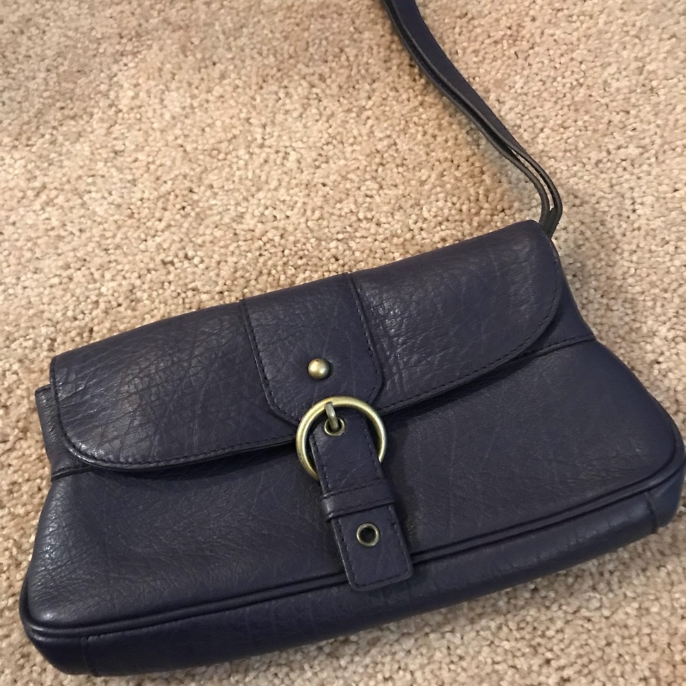 Adrienne Vit Tadini Plum Clutch