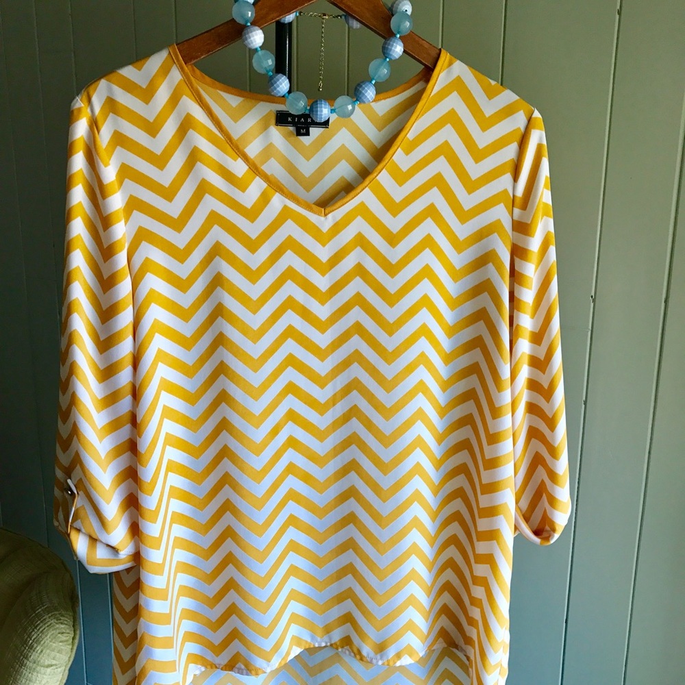 Kiara Chevron Blouse