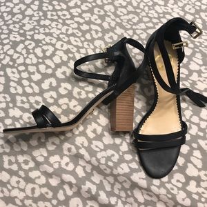 C. Wonder Leather Strappy Sandal