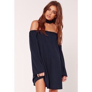 Shift dress With Choker