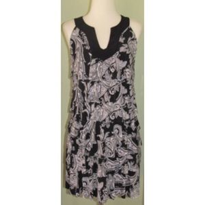 White House Black Market Tiered tunic mini Dress S