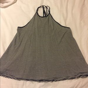 Black & White Striped Tank from Hollister