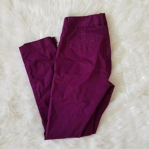J. Crew Frankie Slim Ankle Chino Pant