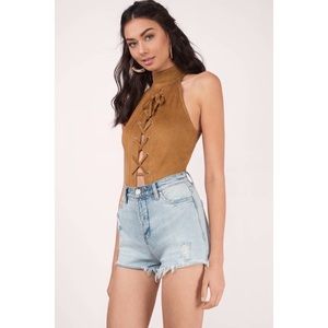 Lace Up Bodysuit