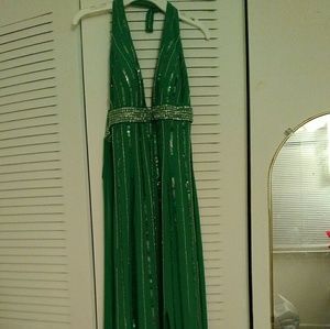 Jan's Boutique Green Prom Dress