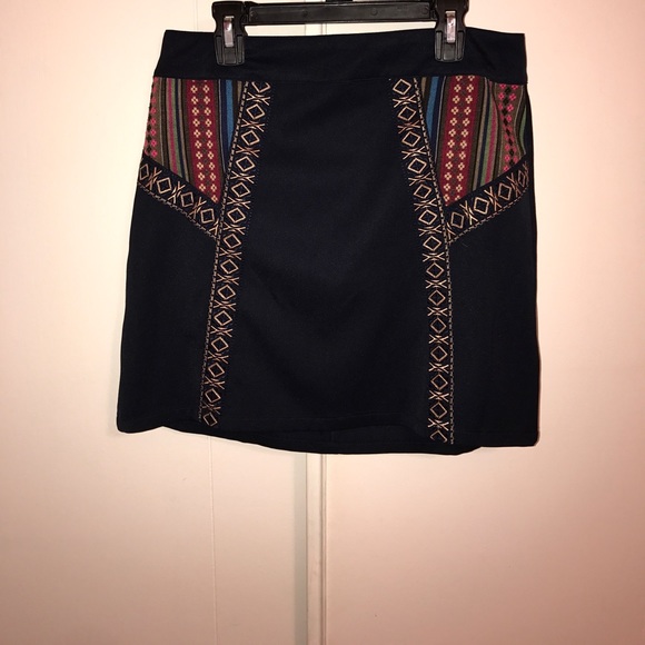 NAVY BLUE SKIRT - Picture 1 of 2
