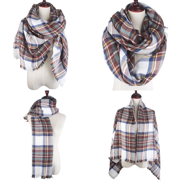 LAST ONE! Blanket Scarf Luxurious Wrap Shawl Gift - Picture 3 of 7