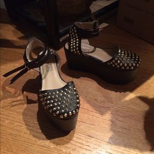 Ego & Greed killer Gold Spiked Platforms