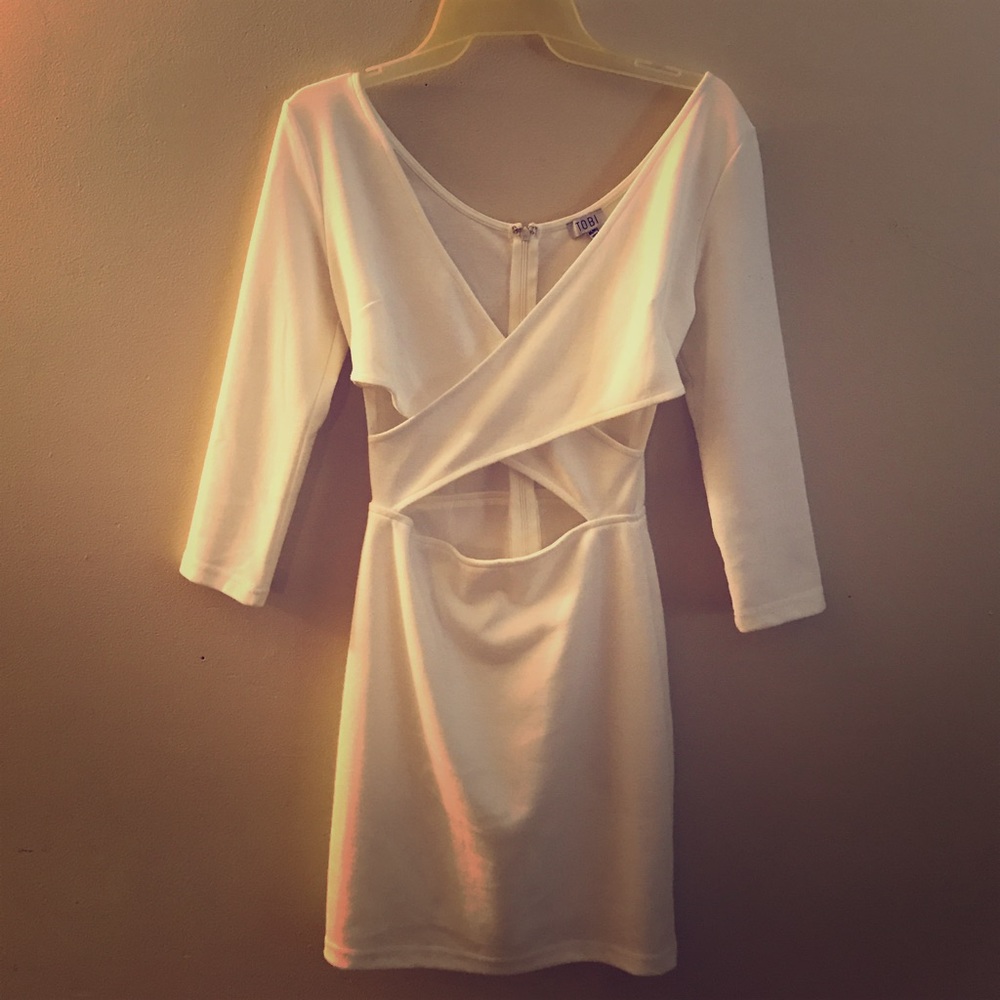 White tobi dress
