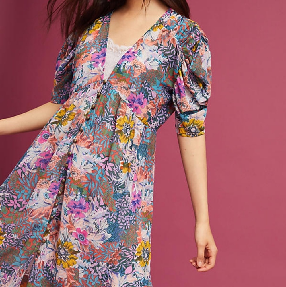 🔮New Anthropologie Valencia Dress