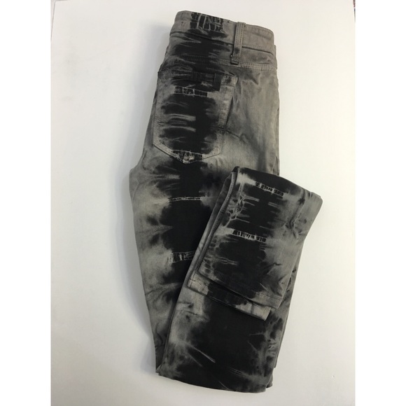 Joe's Jeans Denim - Joe's Black Storm Tie Dye Skinny Jean