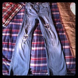 Hollister cut off jeans