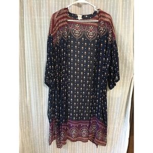 Merona Paisley Duster Kimono