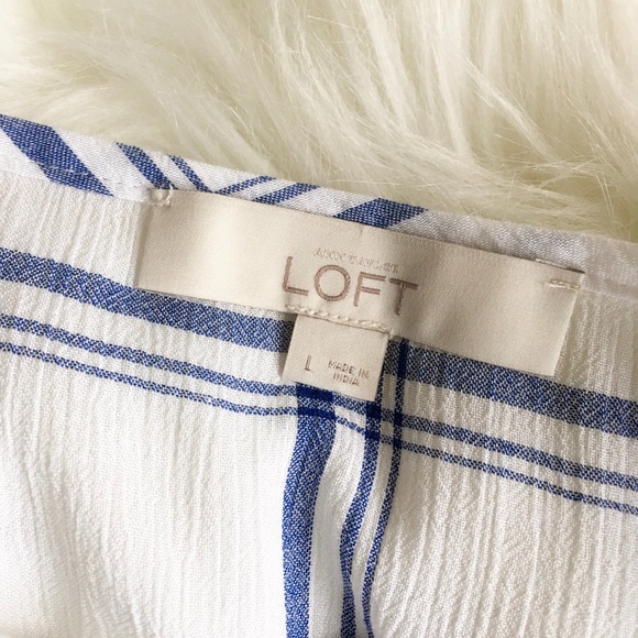 Loft Plaid Peplum Tunic - Picture 6 of 7