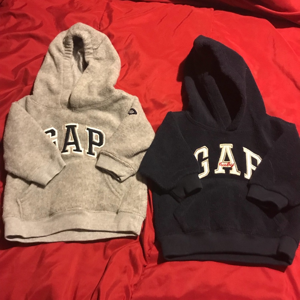 Two Gap baby Hoodies