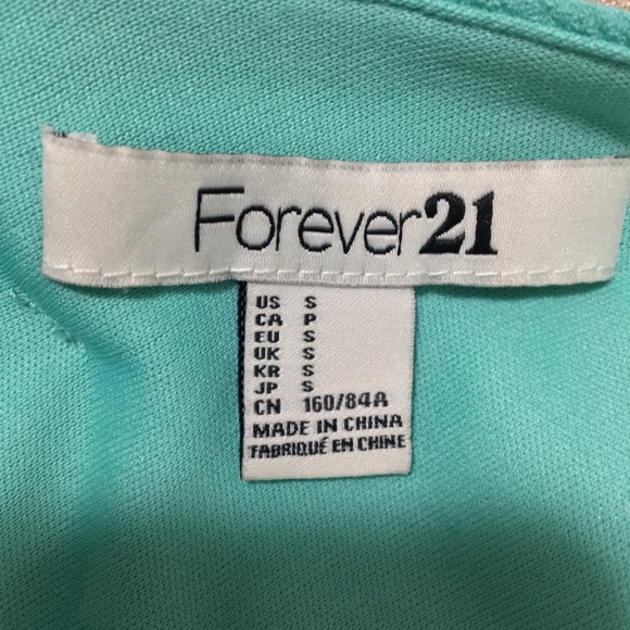 NWT Forever 21 Mint Bow Dress - Picture 3 of 5