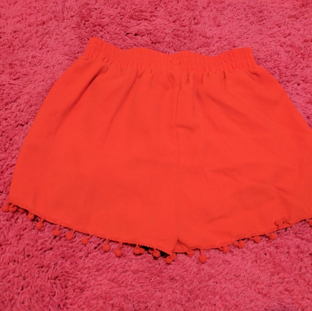 Tigermist Orange high waisted skorts - Picture 2 of 3