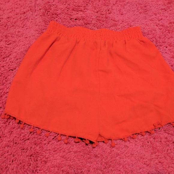 Tigermist Orange high waisted skorts - Picture 2 of 3