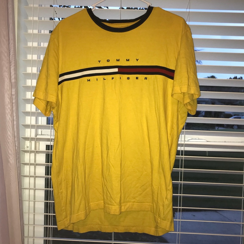 Yellow New Age Tommy Hilfiger Big Flag TShirt