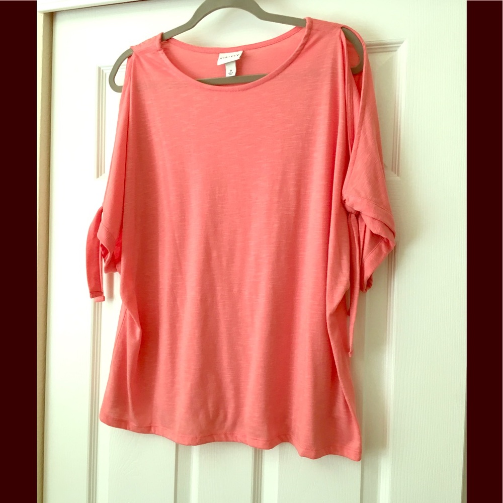 Ava & Viv Cold Shoulder Top