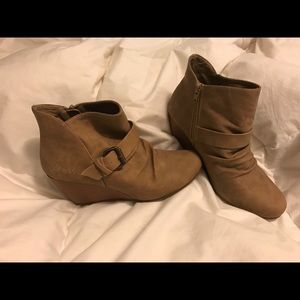 Blowfish wedge ankle booties