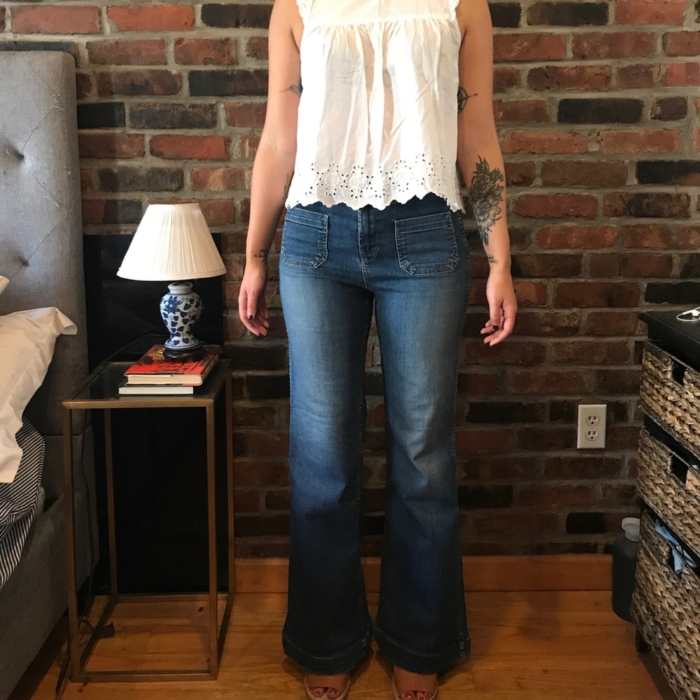 J Brand bell bottom jeans