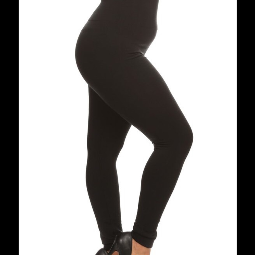 ✳️ (Plus Size) Fleece Leggings Black or Brown