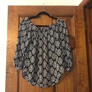 Off the shoulder top