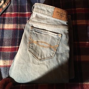 Abercrombie and faith straight legged jeans