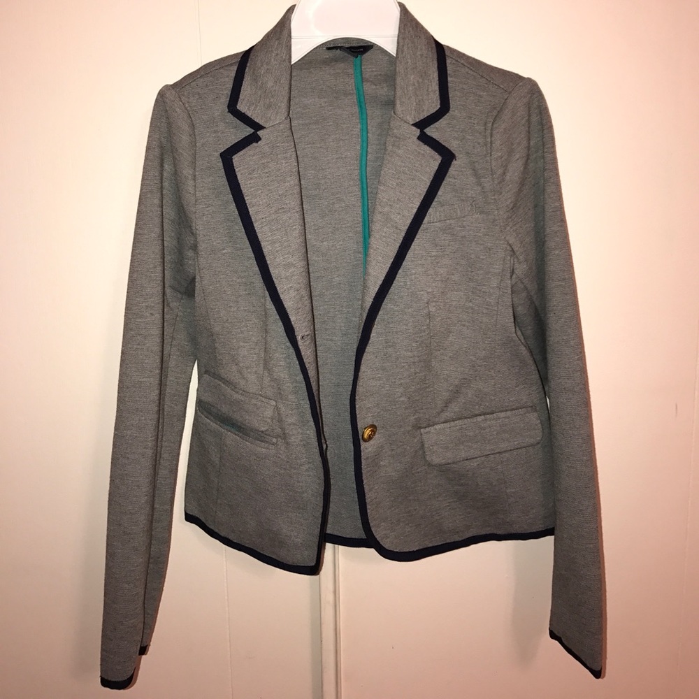 TOMMY HILFIGER GRAY BLAZER