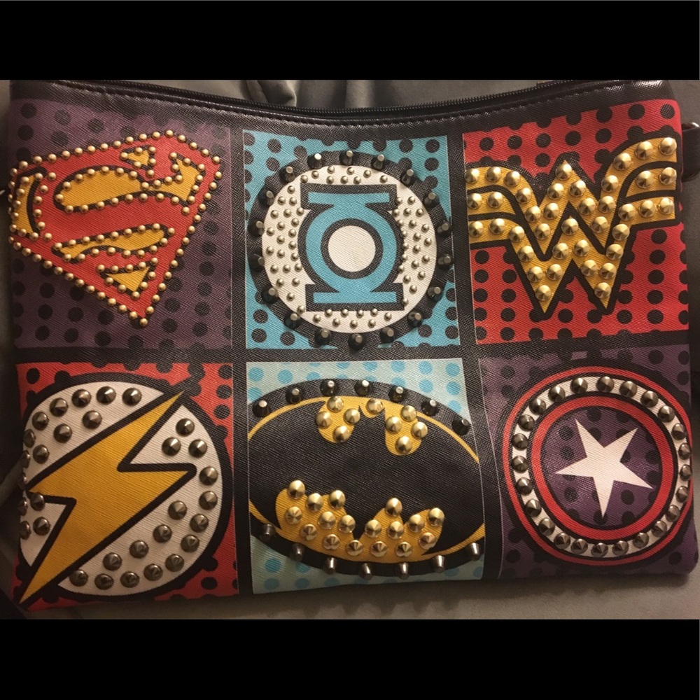 Clutch, superhero handbag