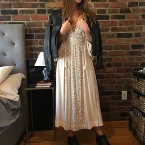 Free people sleeved peasant dress