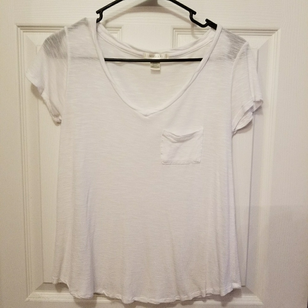 White Flowy Shirt