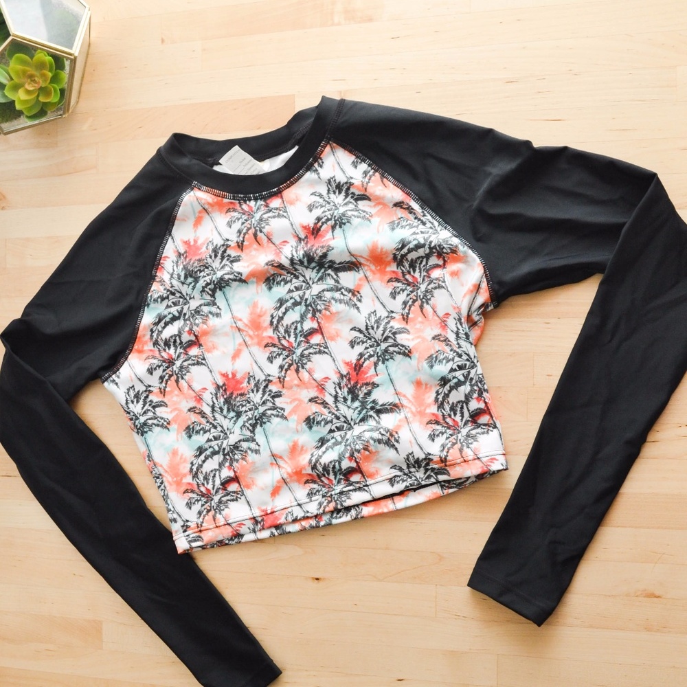 Reef womens cropped surf shirt