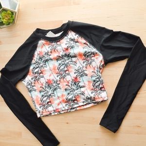 Reef womens cropped surf shirt