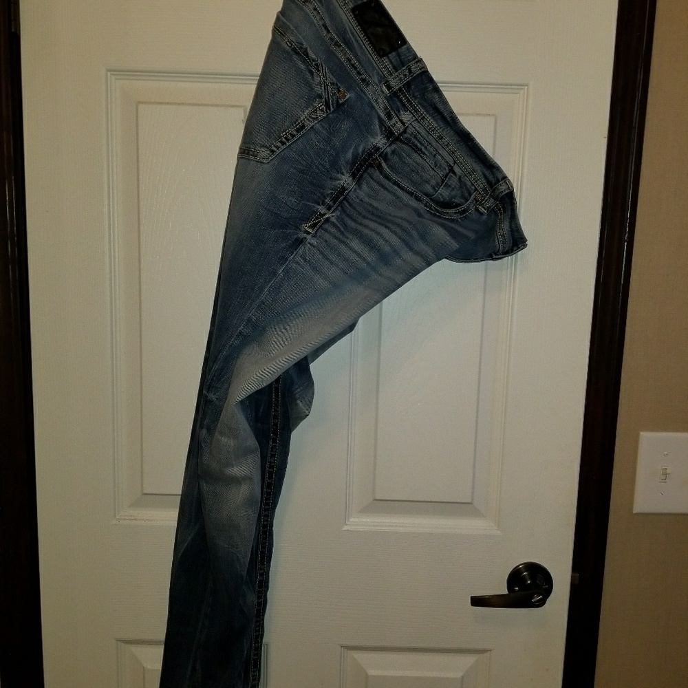 Women's Buckle Black Denim Jeans 32x32