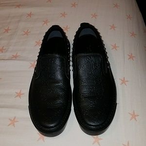 Gucci Hilary Lux Board Slip-on Sneakers.