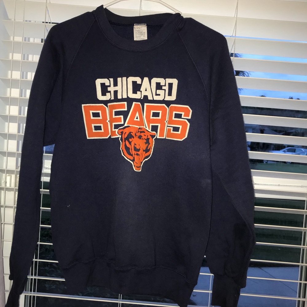 Vintage Jerzees Chicago Bears Embriodered Sweater