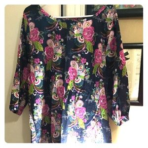 LWD FLORAL DRESS/TUNIC w/sash!💐💐💐