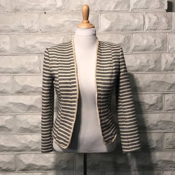 H&M Jackets & Blazers - H&M: Striped Structured Dress Blazer