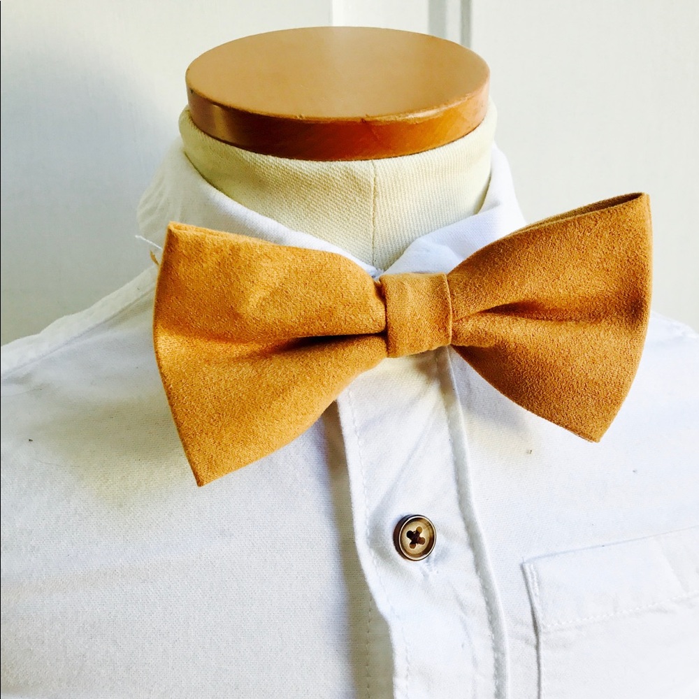 Velvet bow tie,brown bow ties,men bow tie,kid tie