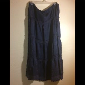 Beautiful deep blue long Skirt