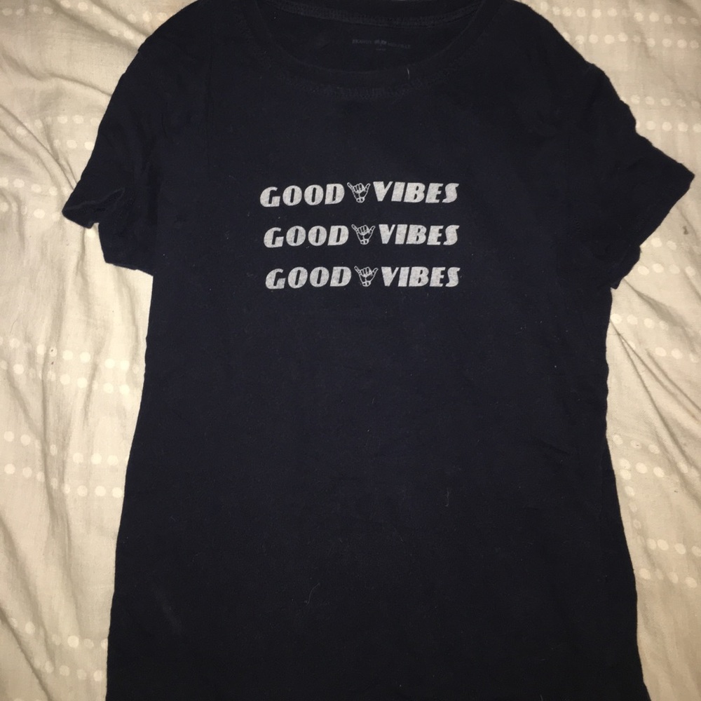 Brandy Melville “Good Vibes” Tee