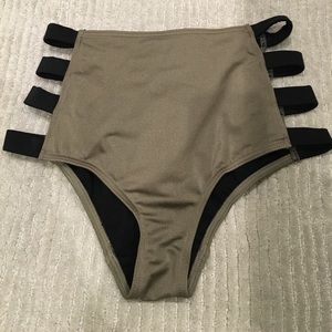 High waisted top shop bikini bottoms