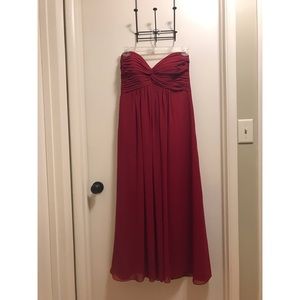 Bill Levkoff Dress Cranberry Color